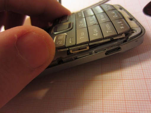 Nokia E52 Fermo tastiera